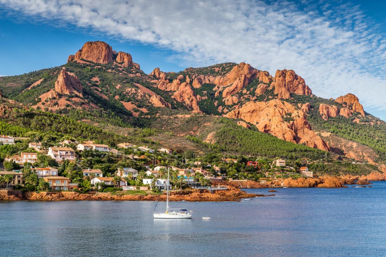 Agay Cap Esterel Le Hameau F2 Clim Plein Sud Dernier Etage Magnifique Vue Mer Saint-Raphaël Екстериор снимка